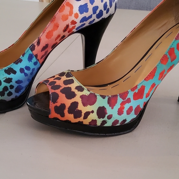 Nine West Open Toe Pumps - Picture 2 of 6